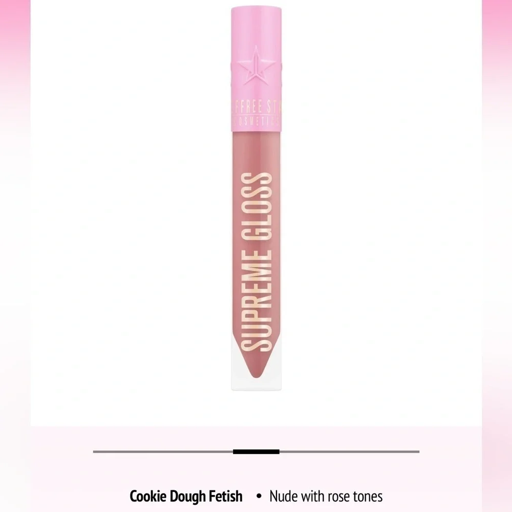 Jeffree Star Supreme Lip Gloss in Cookie Dough Fetish, NEW!